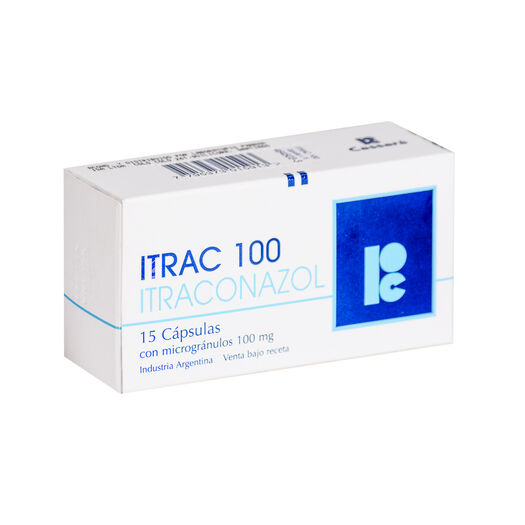 Itrac 100 mg x 15 Cápsulas, , large image number 0