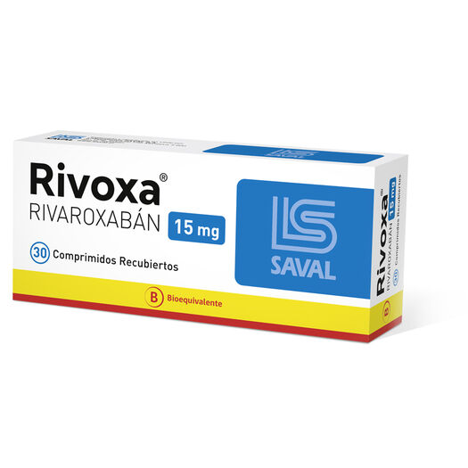 Rivoxa 15 mg x 30 Comprimidos Recubiertos, , large image number 0