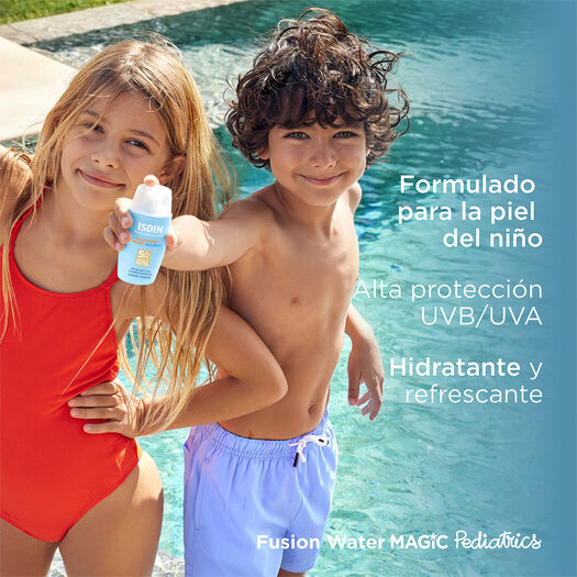 PROT SOL ISDIN FUSION WATER PEDIATR 50ML, , large image number 1