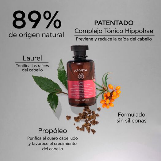 Shampoo Apivita Tonico Mujer 250 mL, , large image number 2