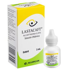 Lastacaft 0,25 % x 3 mL Solución Oftálmica 