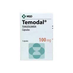 Temodal 100 mg x 5 c&aacute;psulas