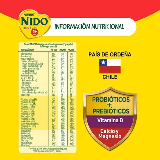 Fórmula Láctea Nido Etapa 1+ 700g , , large image number 4