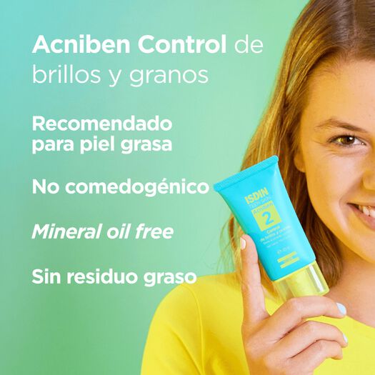 Isdin Gel Crema Acniben® Control De Brillos Y Granos x 40 mL, , large image number 3