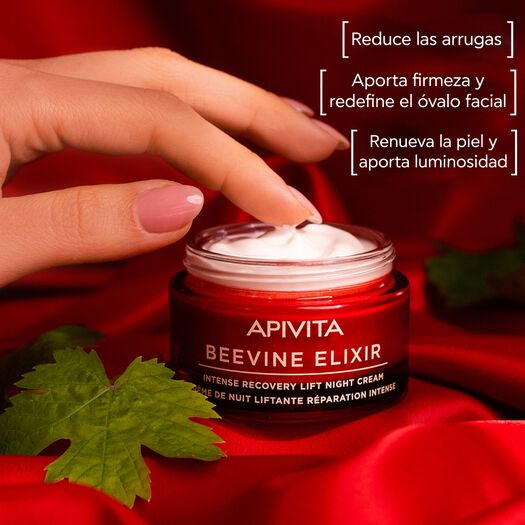 Crema de Noche Lift Recuperación Intensa Beevine Elixir 50ml Apivita, , large image number 2