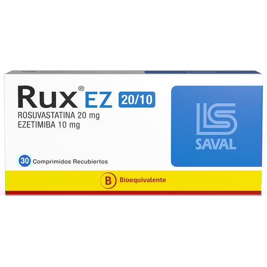 Rux Ez 20/10 30 Comprimidos, , large image number 0