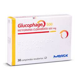 Glucophage 500 mg x 30 Comprimidos Recubiertos