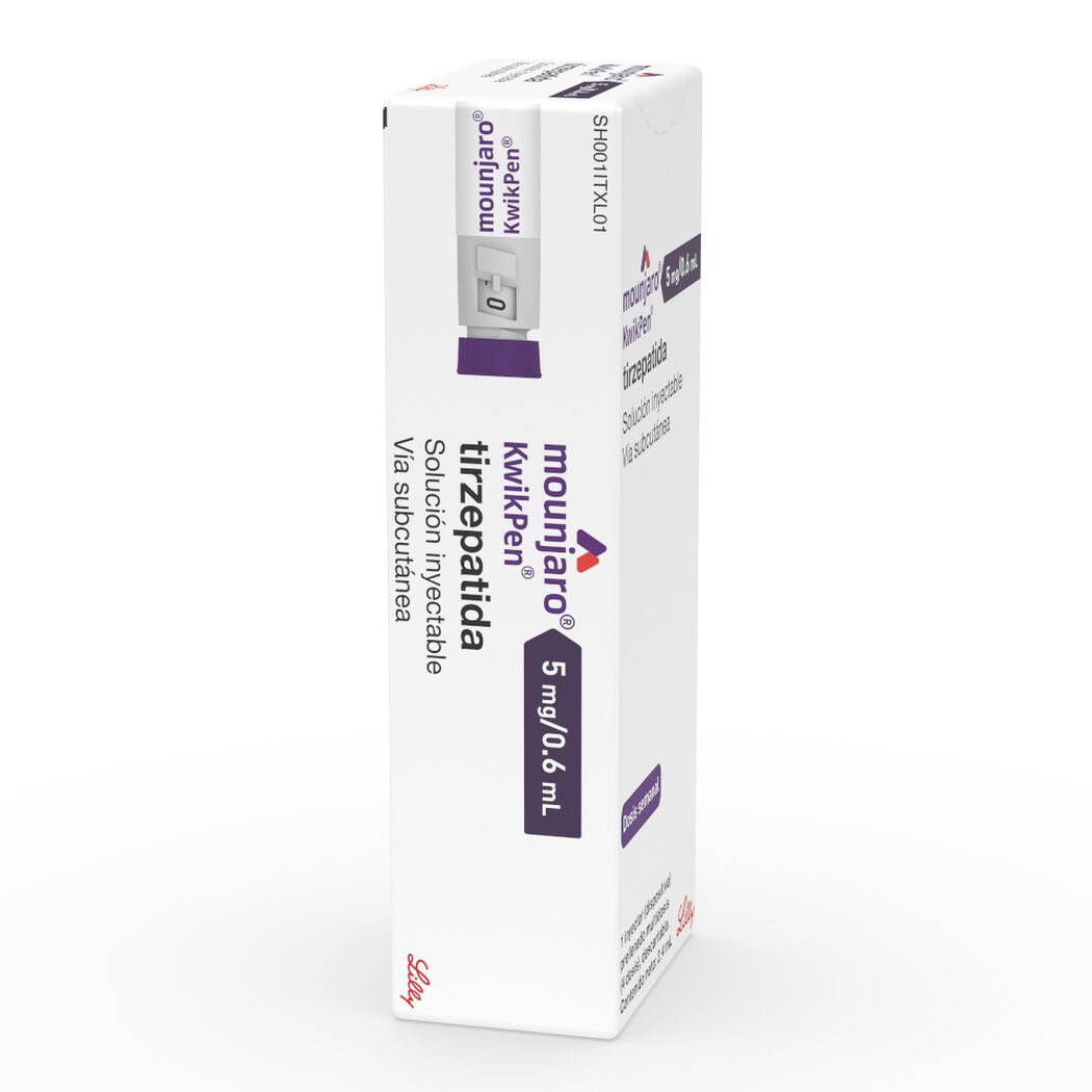 Mounjaro Tirzepatida KwikPen 5 mg/0,6 mL, , large image number 1
