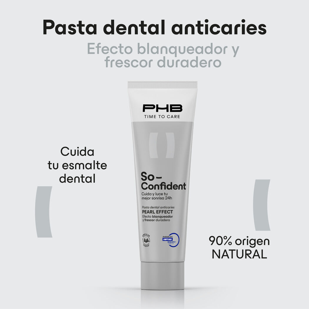 Crema Dental PHB Time to Care SO Confident en Pasta 75ML, , large image number 3