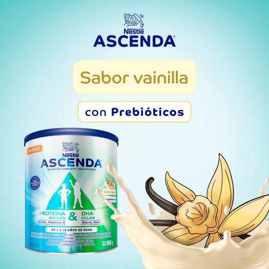 Complemento Nutricional Ascenda  Vainilla 800g , , large image number 2
