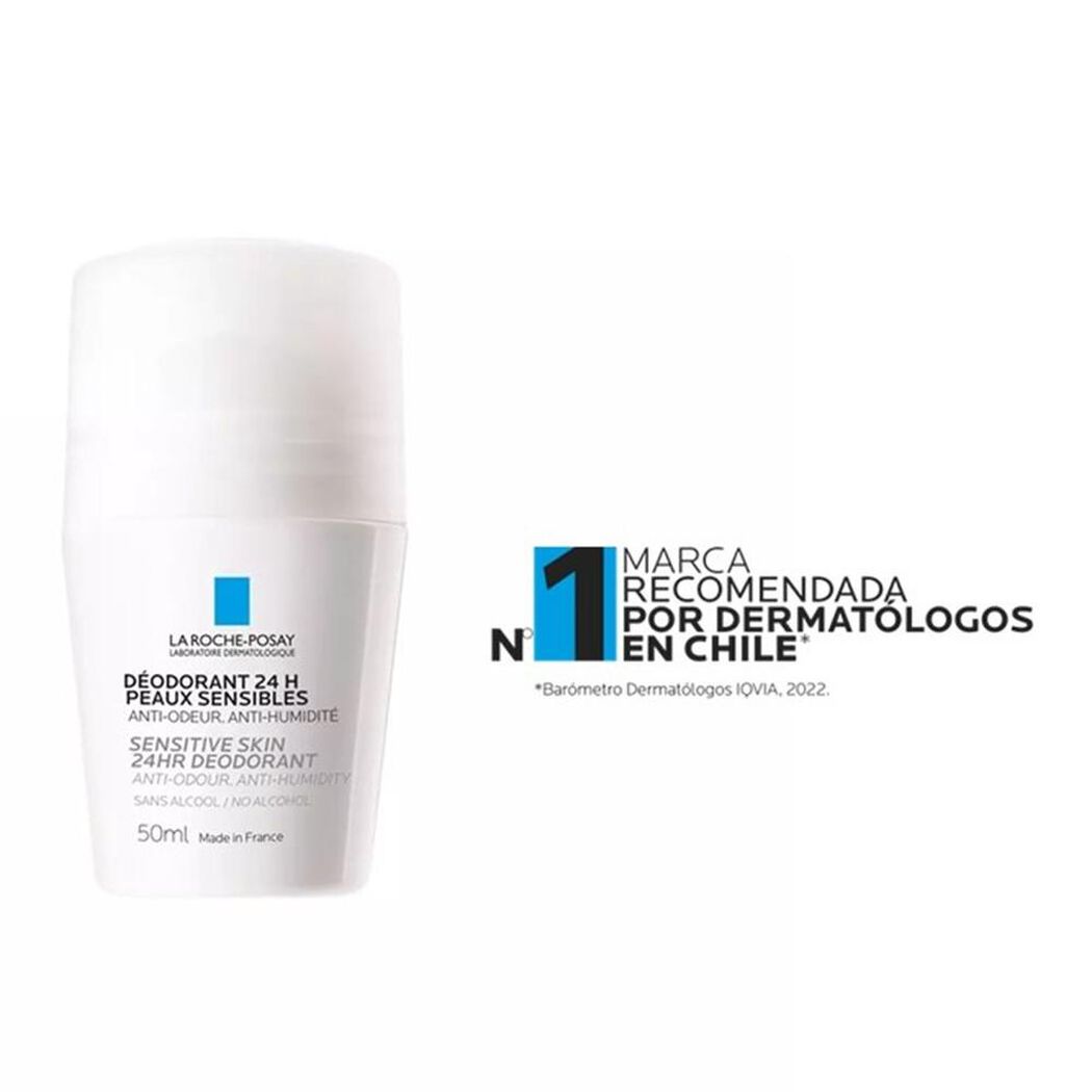 La Roche Posay Desodorante Fisiologico x 50 mL, , large image number 1