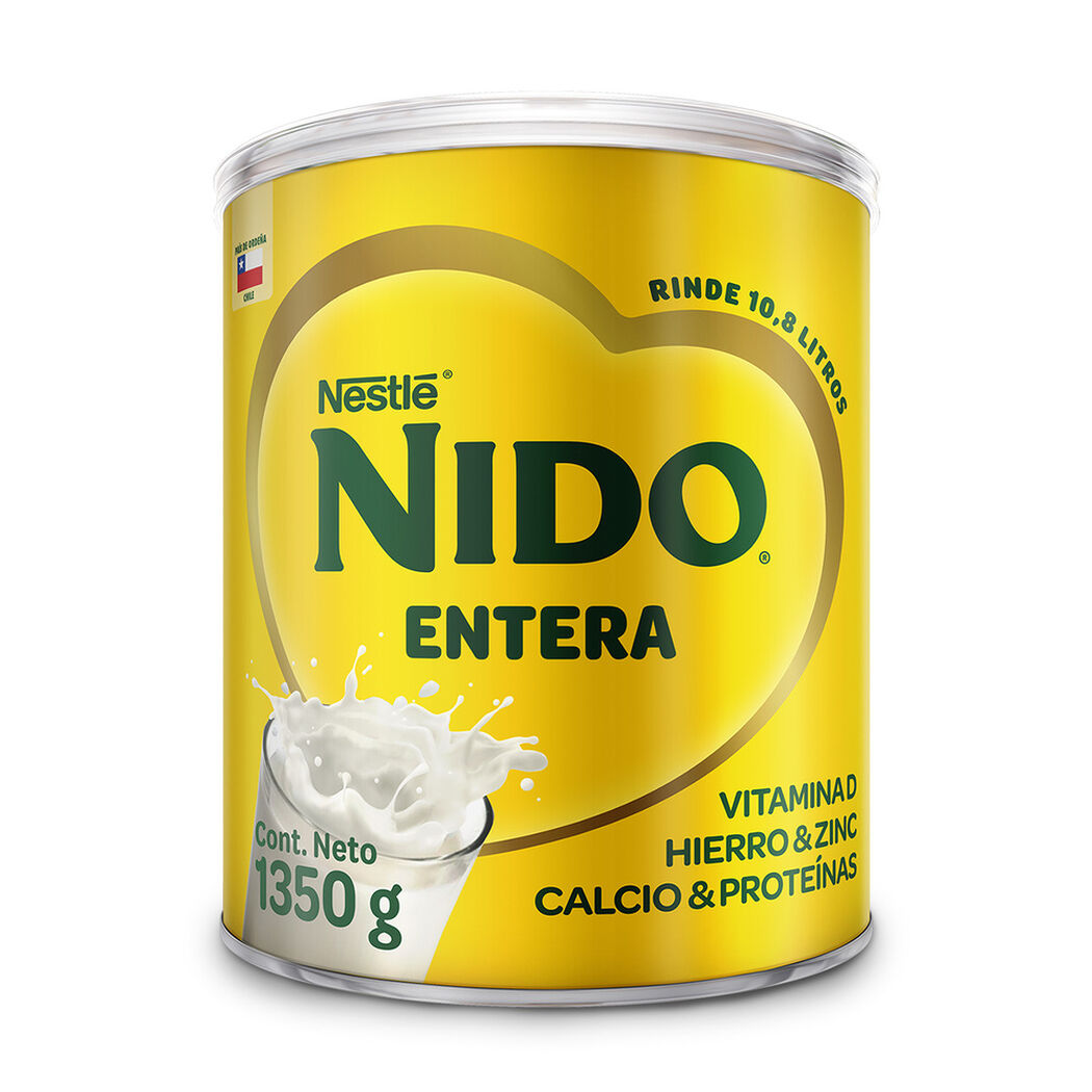 Leche en Polvo Nido Entera 1350g , , large image number 0