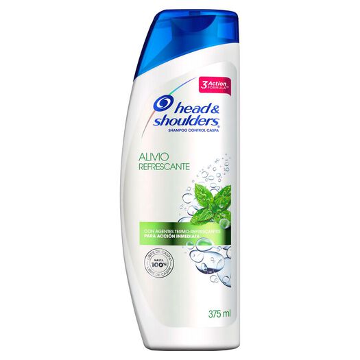 Head & Shoulders Shampoo Alivio Refrescante x 375 mL, , large image number 4