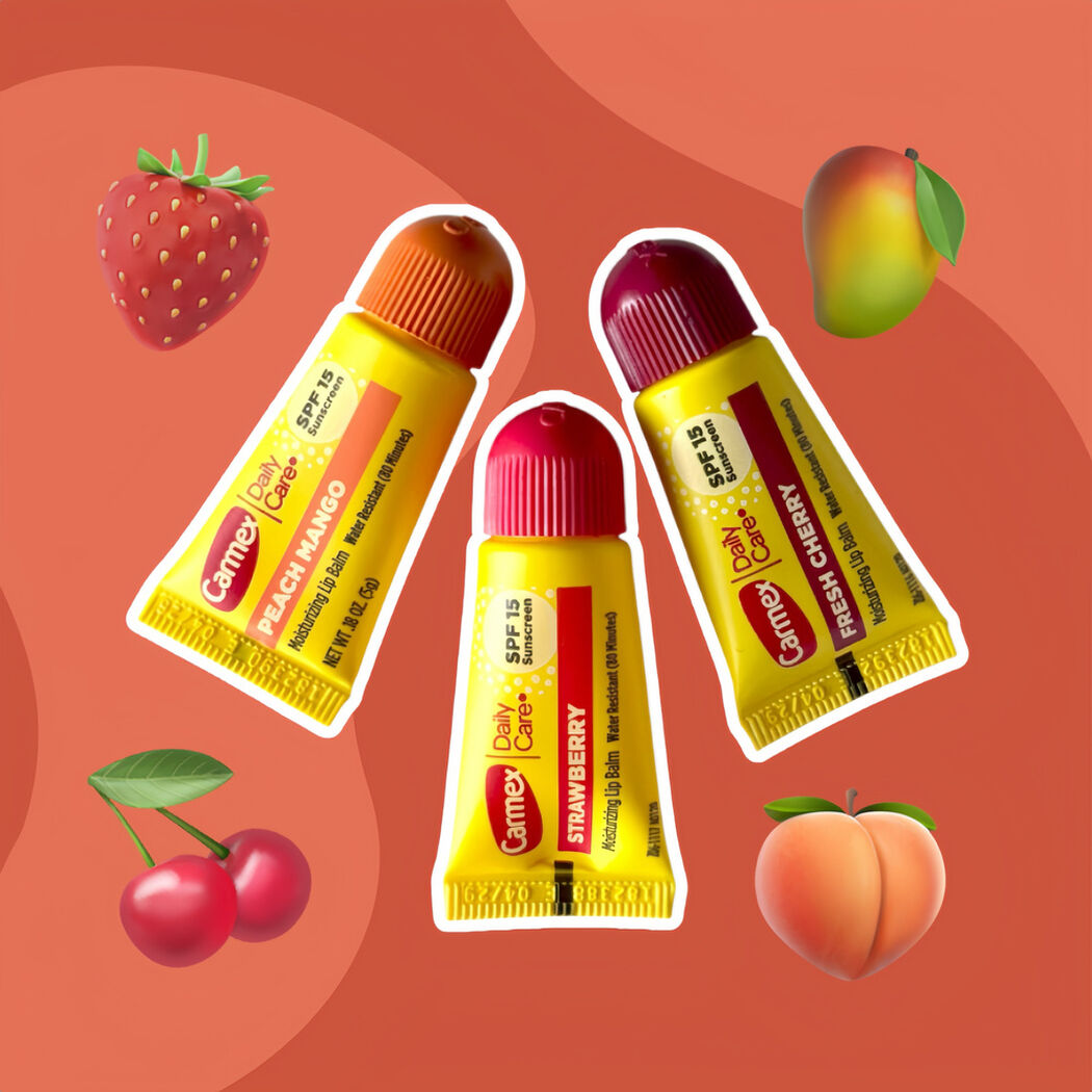 Carmex MINIS B&aacute;lsamo Labial Straw/Cherry/P Mango FPS15 3 x 5gr, , large image number 0