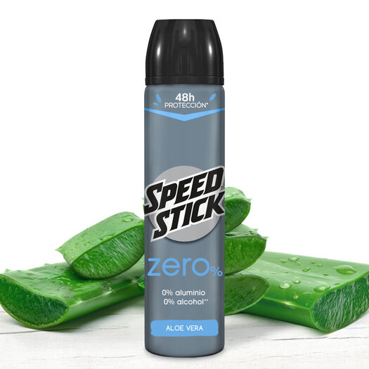 Desodorante en Spray Speed Stick en Zero% Aloe Vera 91g, , large image number 2