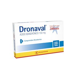 Dronaval 150 mg x 3 Comprimidos Recubiertos