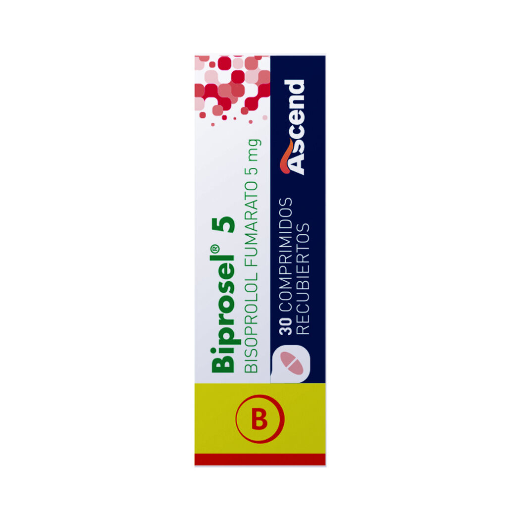 BIPROSEL 5 mg x 30 Comprimidos Recubiertos, , large image number 3