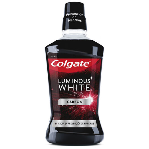 Enjuague Bucal Colgate Luminous White Charcoal 500Ml, , large image number 1
