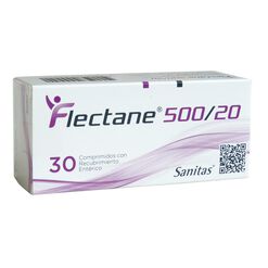 Flectane 500 mg/20 mg x 30 Comprimidos con Recubrimiento Entérico