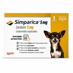 Vet Simparica 5Mg 1.3-2.5Kg 1Comp Mast