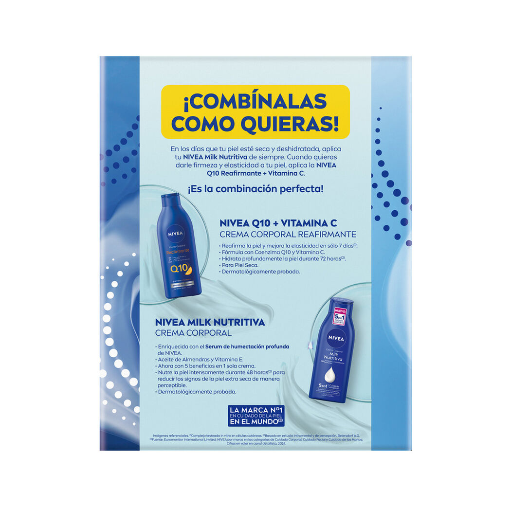 Pack Reafirmante Q10 Crema Corporal 400ml x2, , large image number 3
