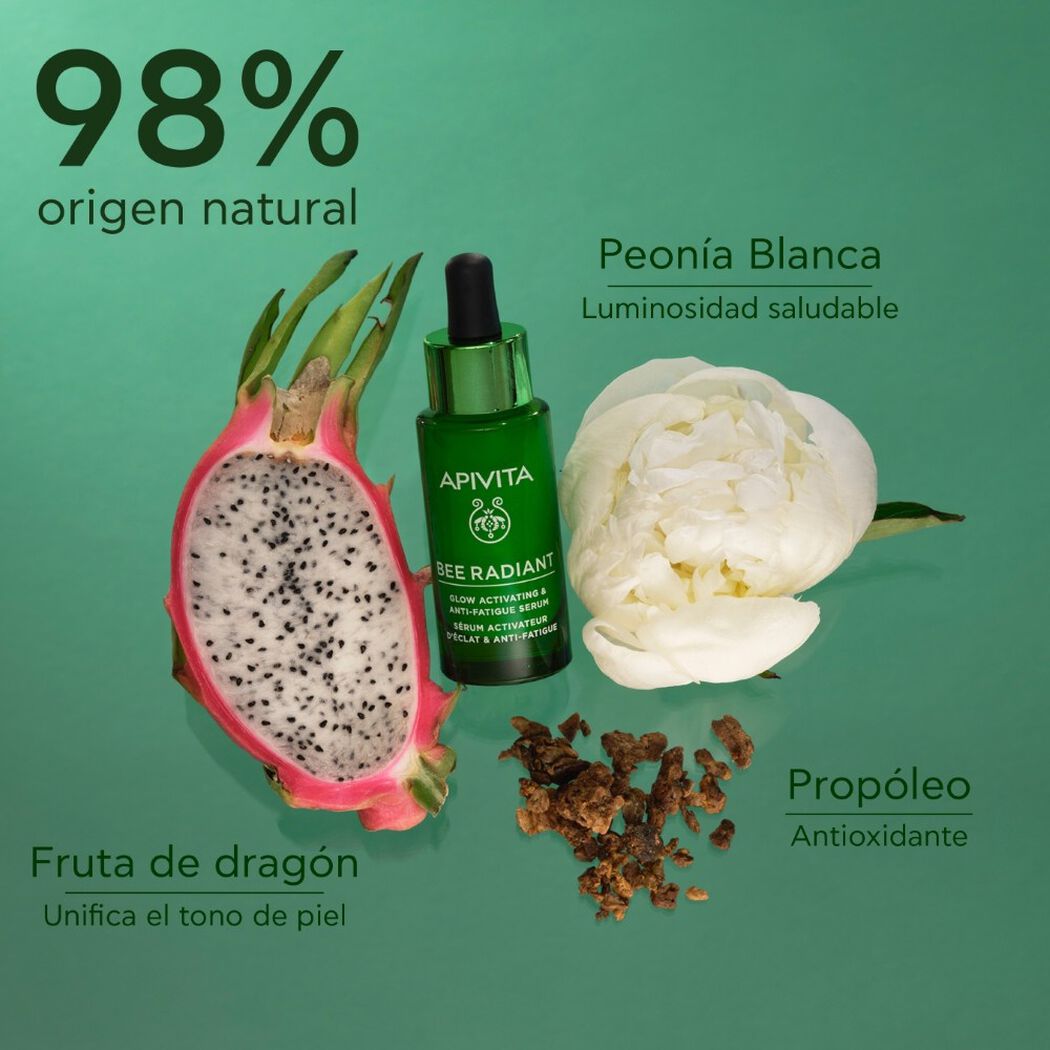 Serum Luminosidad Signos de la edad & Anti-fatiga 30ml Bee Radiant Apivita, , large image number 2