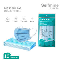 Mascarillas Desechable Selfmine 10 Unid