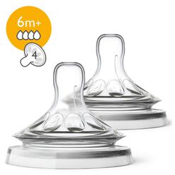 Tetina Avent Natural Flujo Rápido 3+ Meses 2 un