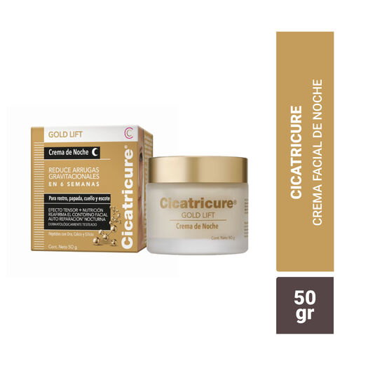 Cicatricure Crema Facial Gold Lift De Noche 50 G, , large image number 0