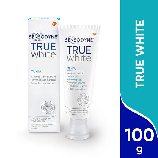 Sensodyne True White Crema Dental Para dientes sensibles, 100g, , large image number 0