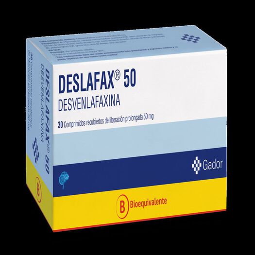 Deslafax 50 mg x 30 Comprimidos Recubiertos de Liberación Prolongada, , large image number 0