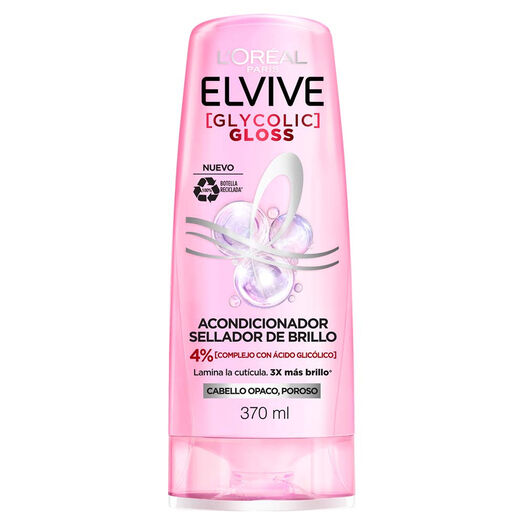 Acondicionador Elvive Glyco Gloss 370mL, , large image number 1