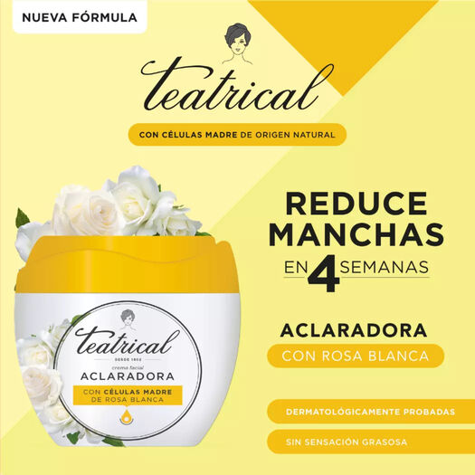 Teatrical Crema Facial Aclaradora 200 G, , large image number 2