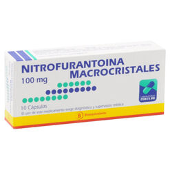 Nitrofurantoina Macrocristales 100 mg x 10 Cápsulas MINTLAB CO SA