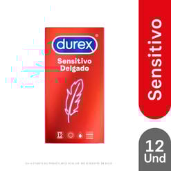 Preservativos Durex Sensitivo Delgado 12 un