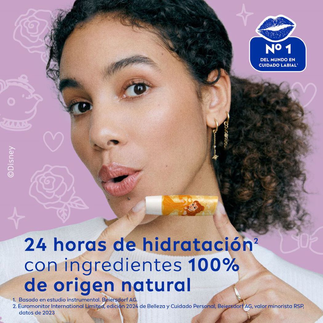Bálsamo Labial Nivea Edición Limitada Disney Bella 4,8 g, , large image number 3