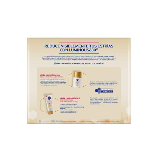Pack Nivea Lumimous Crema Serum + Corporal 300Ml, , large image number 3