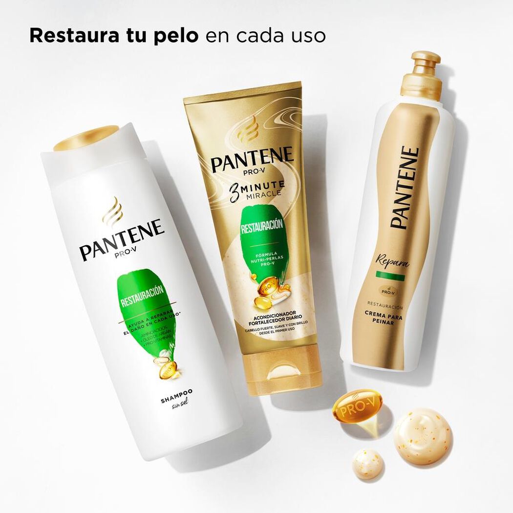 Pantene Crema Para Peinar Restauracion x 300 mL, , large image number 3