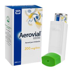 Aerovial 200 mcg x 200 Dosis Aerosol Para Inhalacion