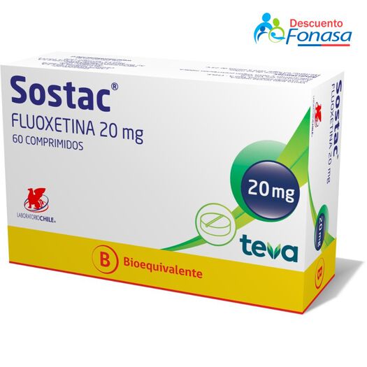 Sostac 20 mg x 60 Comprimidos, , large image number 0