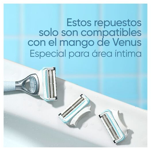 Repuesto Maquina Gillette Venus Intima 2 Un, , large image number 2