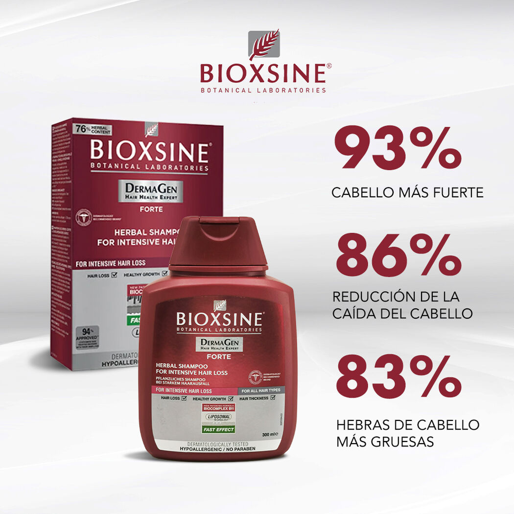 Shampoo Bioxsine Forte Anticaída 300 mL, , large image number 2