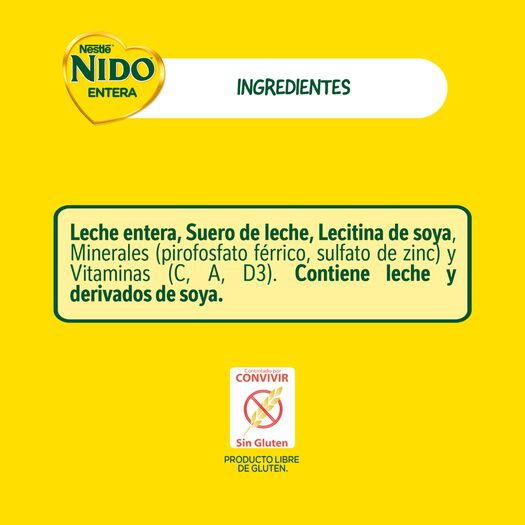 Leche en Polvo Nido Entera 1350g , , large image number 4