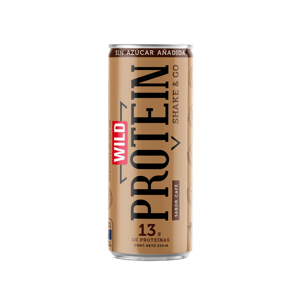 Wild Protein Shake & Go Caf&eacute; 310 ml, , large image number 0