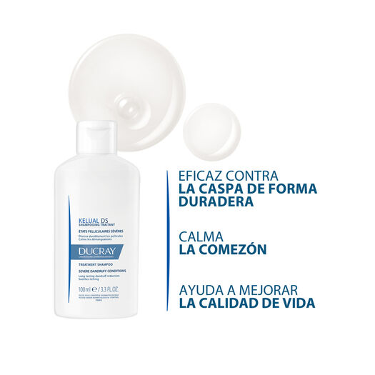 Ducray Kelual Ds Shampoo Tratamiento Caspa Severa 100Ml, , large image number 1