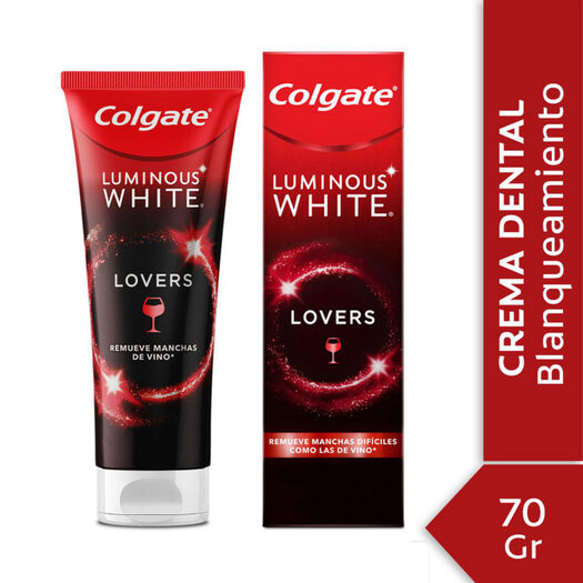 Pasta Dental Colgate Luminous Lovers Vino 70 G, , large image number 0