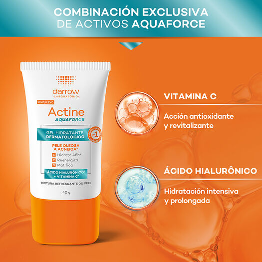 Darrow Actine Aquaforce Gel Hidratante Dermatológico 40Ml, , large image number 3