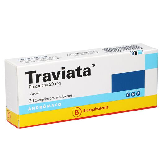 Traviata 20 mg x 30 Comprimidos Recubiertos, , large image number 0