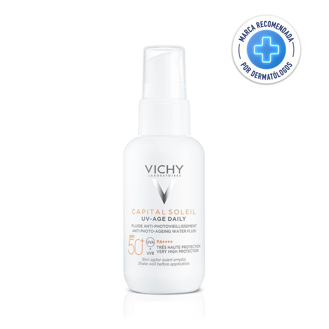 Protector Solar Vichy Capital Soleil Uv Age Daily Rostro Fps 50+ 40 mL, , large image number 0