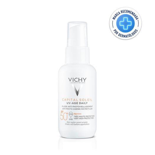 Protector Solar Rostro Capital Soleil Uv Age Daily Fps 50+ 40 Ml, , large image number 0